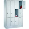 Locker cabinet, base 8020-103 7035/5010